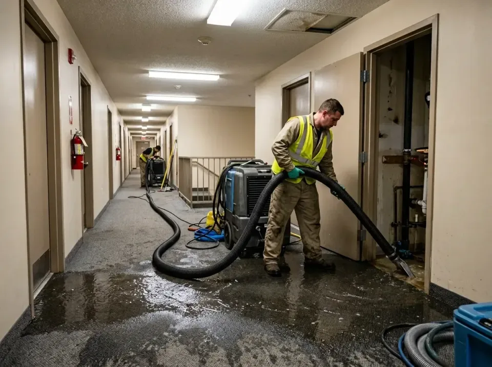 multi-unit-apartment-hallway-f-005 — frequently asked questions, Emergency Burst Pipe Water Extraction & Removal in Tichigan…